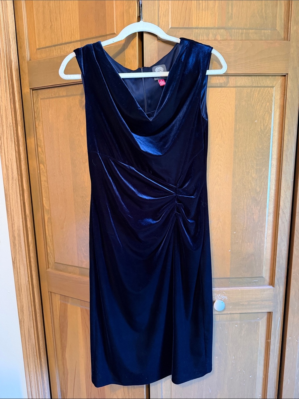 Blue Velvet Cocktail Dress